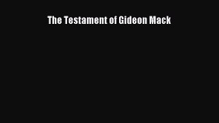 Read The Testament of Gideon Mack PDF Free