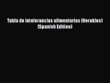 Read Tabla de intolerancias alimentarias (Herakles) (Spanish Edition) Ebook Free