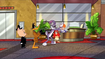The Looney Tunes Show Off Duty Cop, office chase
