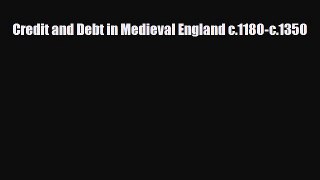 [PDF] Credit and Debt in Medieval England c.1180-c.1350 Download Online