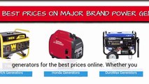 The Very Best Price For Top Brand Portable Generators Online Are Only Found At The All New Generator Discount Store!