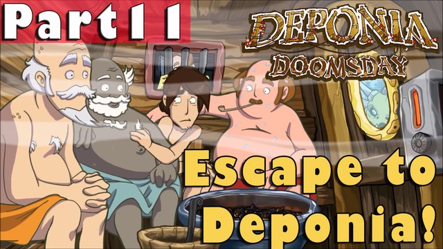 #11| Deponia Doomsday Gameplay Guide | Escape to Deponia | PC Full Walkthrough