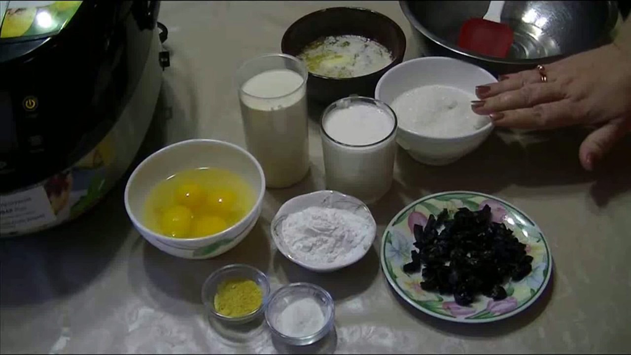 Манник с черносливом#как приготовить манник#манник в мультиварке
