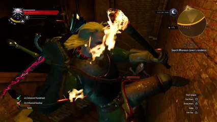 The Witcher 3: Wild Hunt quest GET JUNIOR use the secret passage to reach junior hideout