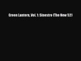 Read Green Lantern Vol. 1: Sinestro (The New 52) PDF Free