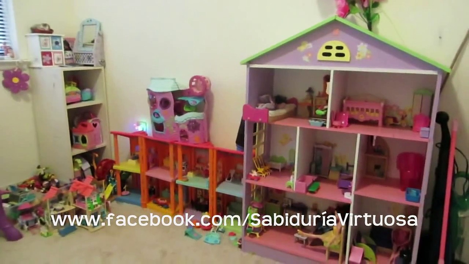 Tour: Casa de Muñecas Barbie / Barbies doll house tour - Dailymotion Video
