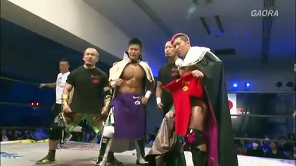 02.14.2016 Jimmy'z vs. Gamma, Punch Tominaga, El Lindaman, Takehiro Yamamura (Dragon Gate)