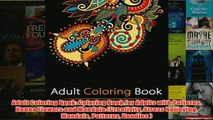 Download PDF  Adult Coloring Book Coloring Book for Adults with Patterns Henna Flowers and Mandala FULL FREE