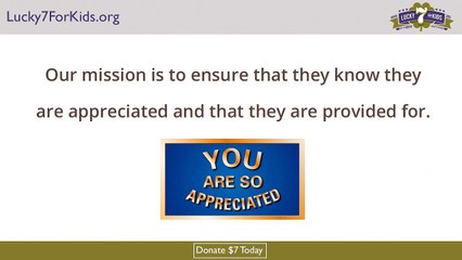 Programs Supported By Lucky 7 For Kids