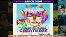 Download PDF  Fantasy  Mythical Creatures Adult Coloring Book FULL FREE