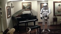 Starwars, The Imperial March on Piano ( Darth Vaders Theme )