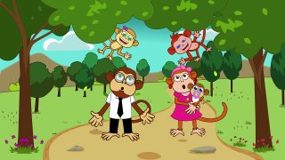 Çizgi Film Çocuk Şarkıları Parmak Ailesi Maymunlar Finger Family Türkçe Adisebaba TV