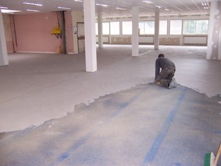 béton ciré sur carrelage - Terra-Clean