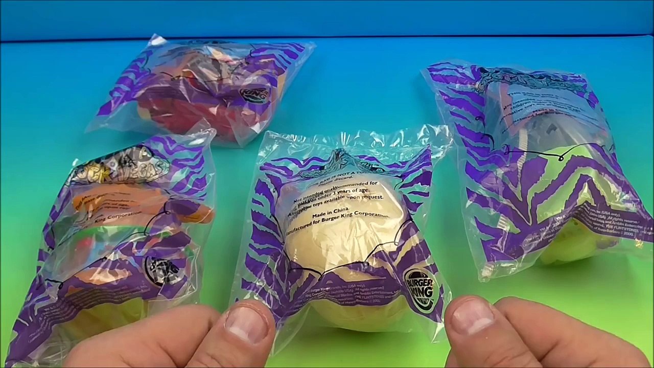 2000 THE FLINTSTONES IN VIVA ROCK VEGAS BURGER KING KIDS MEAL TOY | Movie Toys | FastFoodToyReview