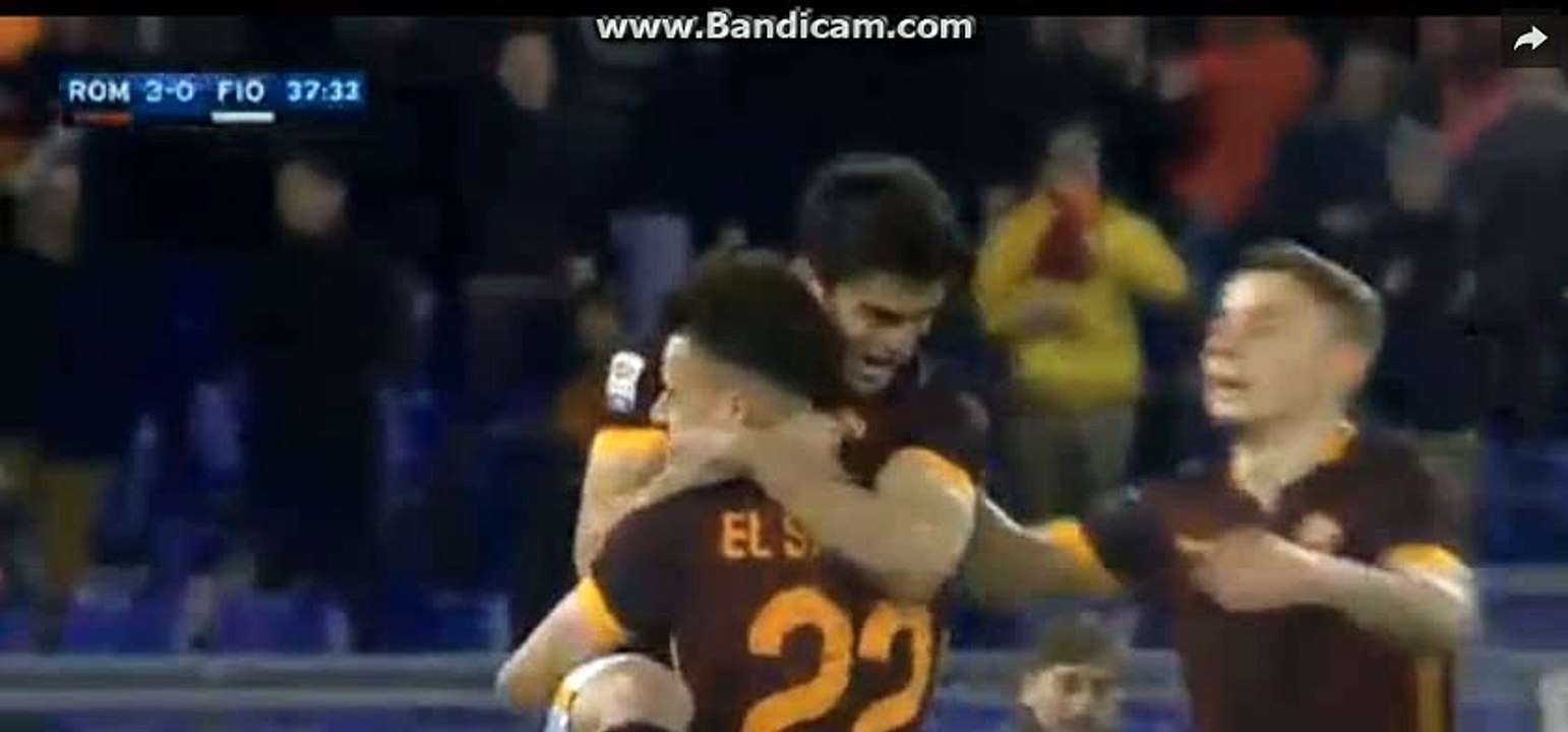 3-0 super action and Goaaaal Diego Perotti - Roma Vs Fiorentina - HD - 04.03.2016