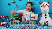 GIANT SANTA CLAUS Surprise Egg Play Doh - Christmas Toys Frozen Shopkins MLP Radz