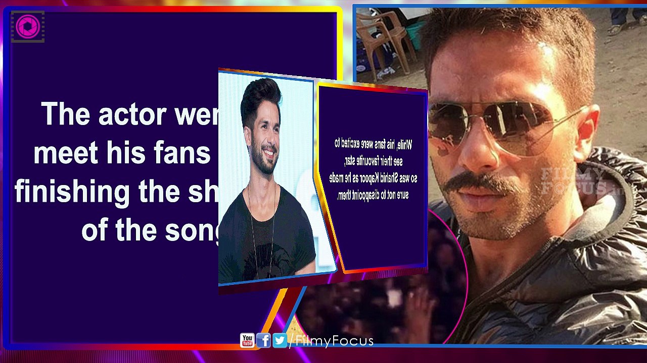Shahid Kapoor MOBBED on Rangoon sets - Bollywood Focus