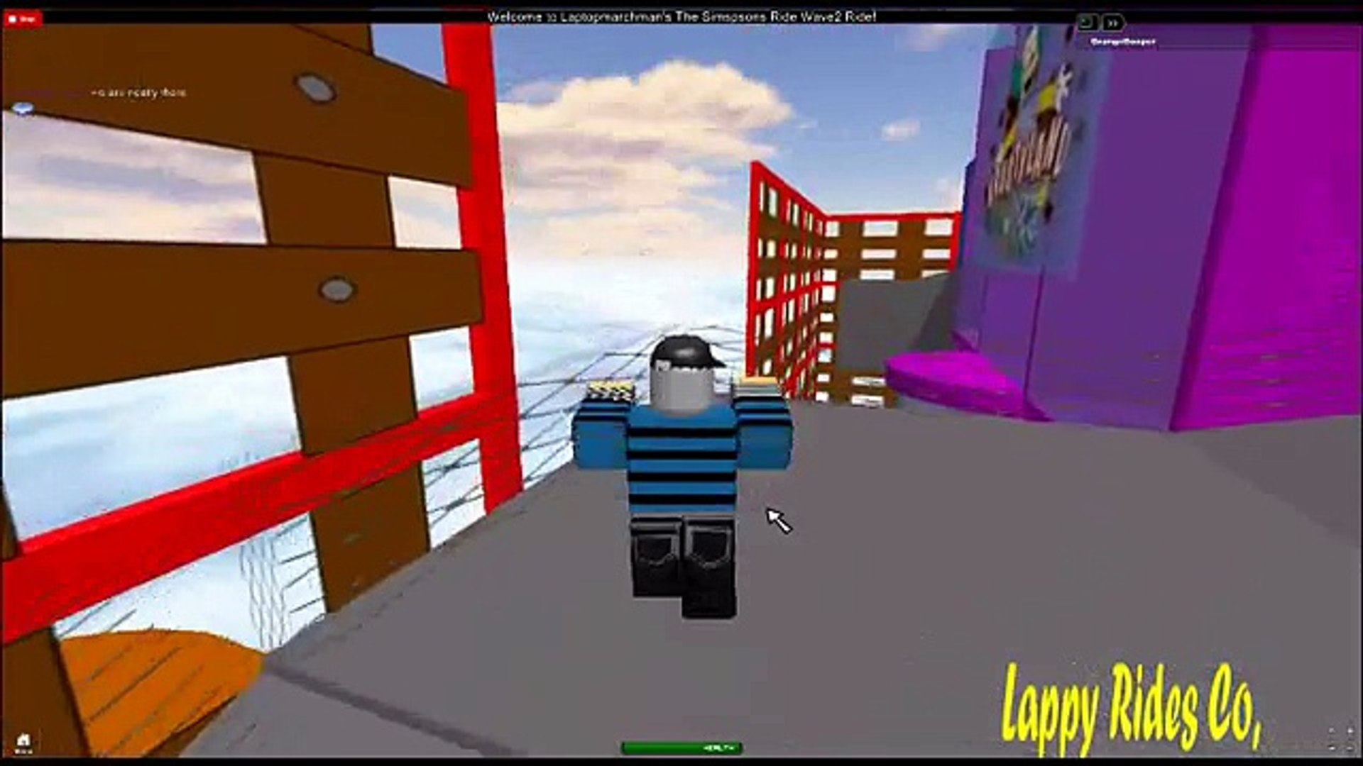 Roblox Review The Simpsons Ride Roblox Edition Video Dailymotion - the simpsons ride universal fl roblox