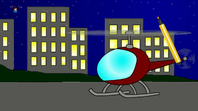 Eğitici çizgi film Boyama kitabı Helikopter ve uçak