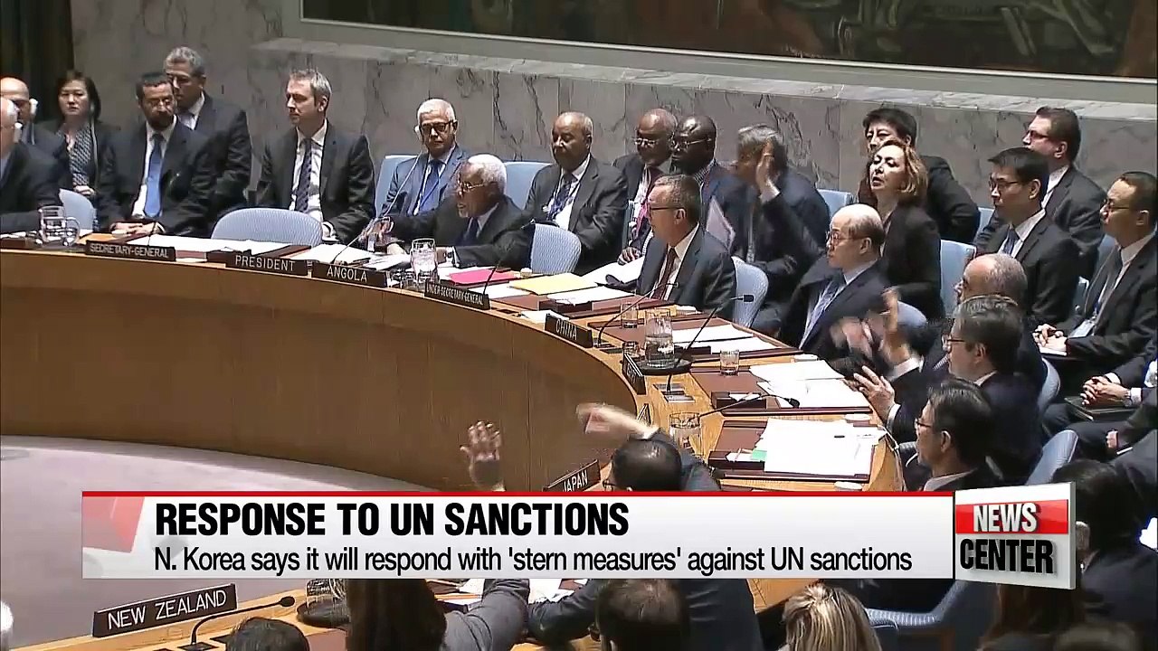 N. Korea says regime will respond with stern measures against UN sanctions