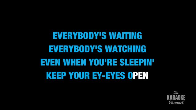 Eyes Open in the Style of Taylor Swift karaoke video with lyrics (no lead vocal)