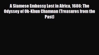 Download A Siamese Embassy Lost in Africa 1686: The Odyssey of Ok-Khun Chamnan (Treasures from