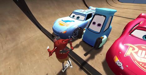 Nursery Rhymes w/ Baby Foxy [FNAF SFM] and Disney Cars Pixar Lightning McQueen, Dinoco & Guido