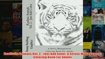 Download PDF  Realistic Animals Vol 2  Just Add Color A Stress Management Coloring Book For Adults FULL FREE