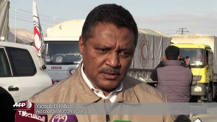 Rebel-held town east of Syria capital gets aid: UN