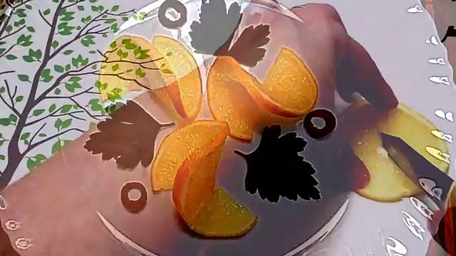 Украшения из лимона! Decoration of lemon! Украшения из фруктов! Decoration of fruits! (2)
