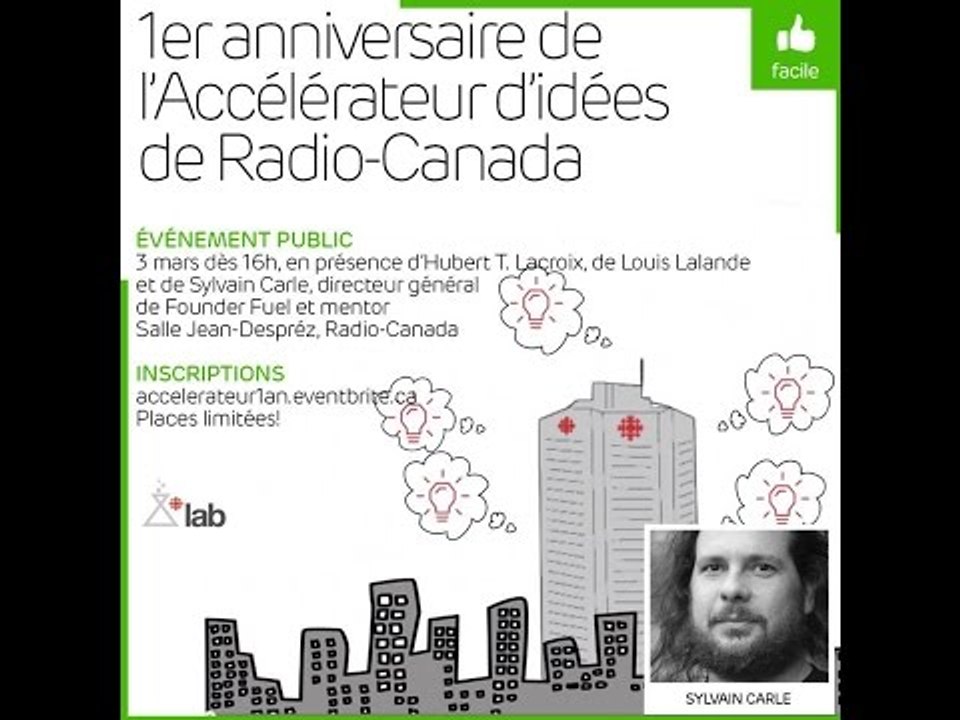 1er anniversaire de l'Accélérateur d'idées de Radio-Canada