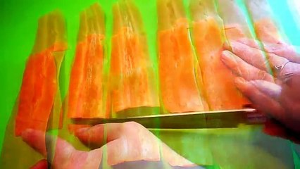 Украшения из моркови! Бант! Decoration of carrot! Bow. Украшения из овощей!