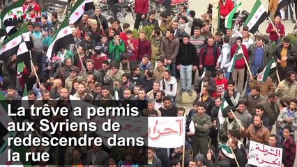 La trêve permet aux Syriens de redescendre dans la rue