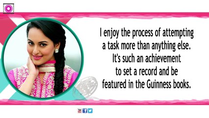 Sonakshi Sinha To Paint her Way to A World Record - Bollywood Focus