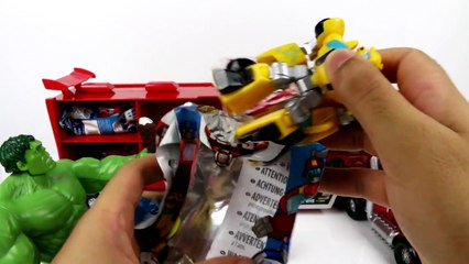 Many SURPRISES 4 HULK !! Disney Pixar Cars 2 Mack Truck Angry Birds McQueen Baymax Transformers Toys