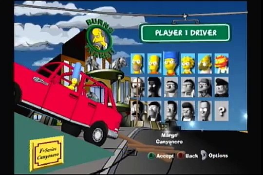 Lets Play The Simpsons: Road Rage - Marge