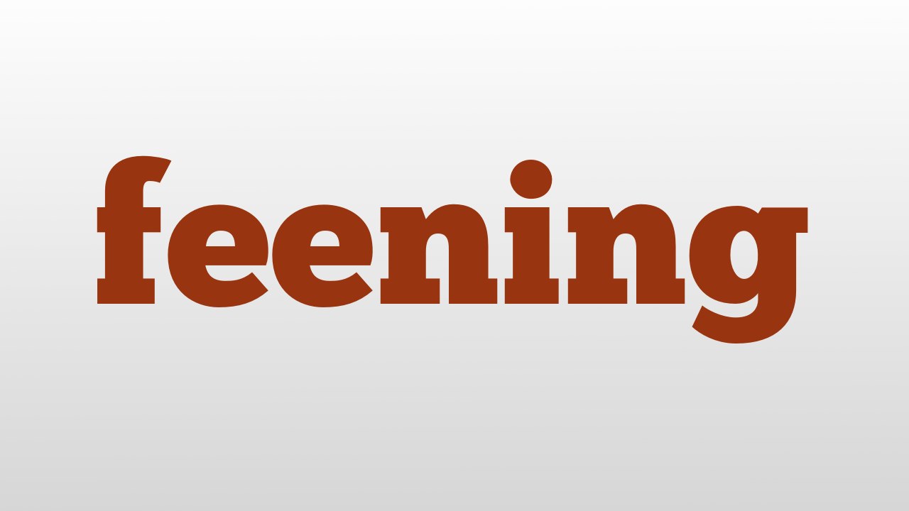 feening meaning and pronunciation