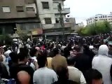 Siria, Homs, Así Responde el Pueblo a Falsas Reformas de Bashar al Asad-2. 22/04/2011