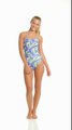 Dolfin Uglies Rivoli Print Womens V-2 Back Swimsuit | SwimOutlet.com