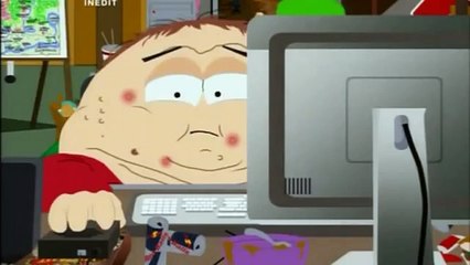 Cartman le gamer fait caca à l'ordinateur