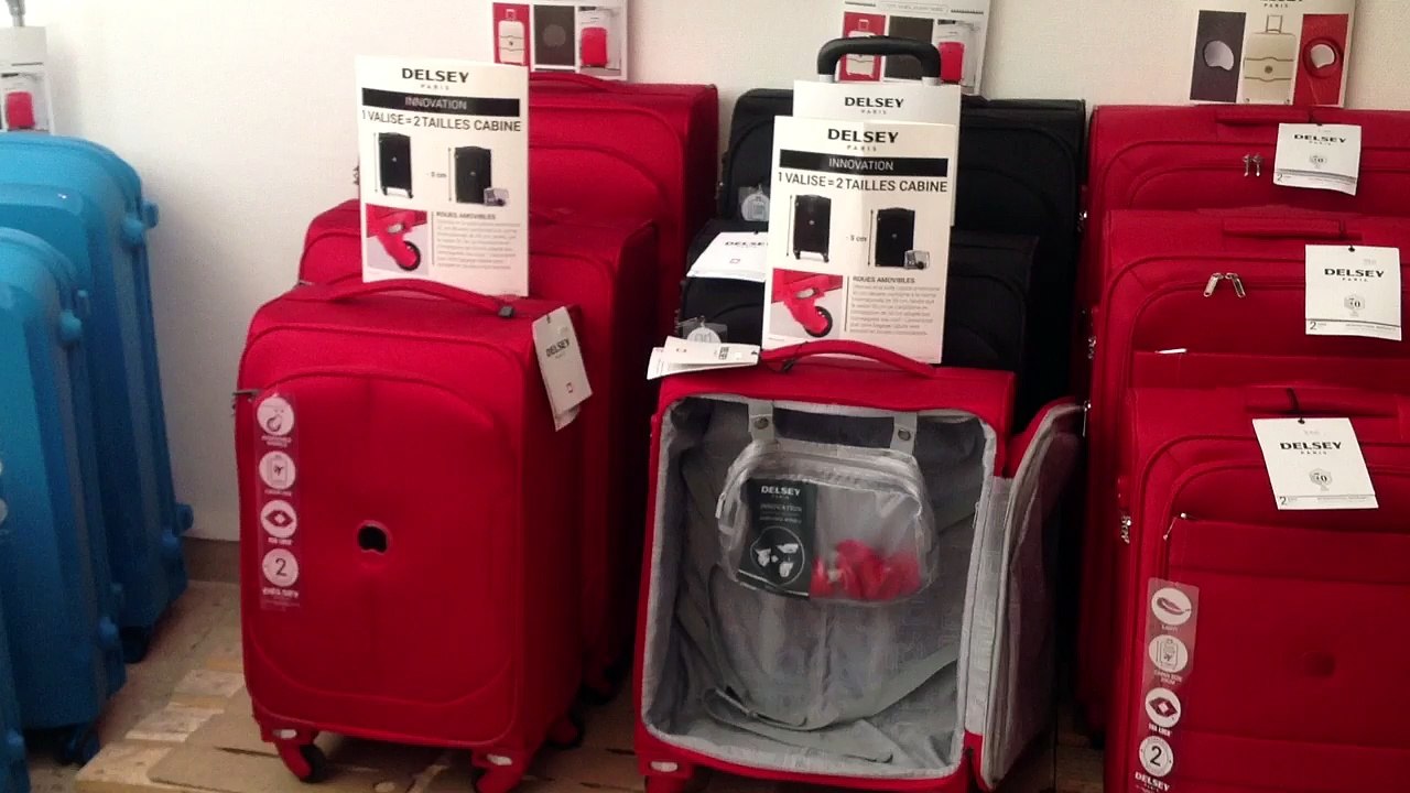 Valise trolley souple U LITE CLASSIC  DELSEY NICE FRANCE S'Cale Boutik maroquinerie bagage 28 av auber www.scaleboutik..com