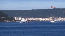 Çanakkale Rus Gemisi Çanakkale Boğazı'ndan Geçti
