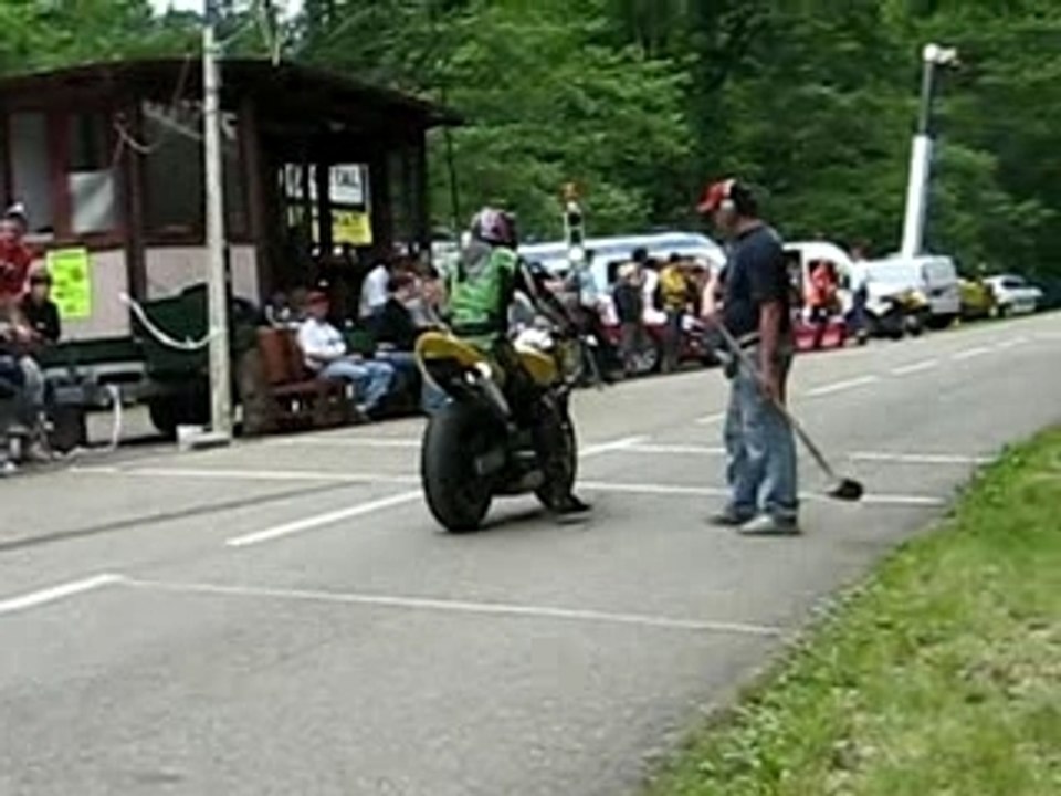 Départ hornet 600 course de cote de Barr 2007