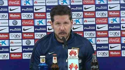 Simeone: "Saúl tiene mucho para crecer y el mejor lugar es el Atlético"
