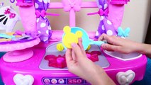 MINNIE MOUSE Sweet Surprises Play Kitchen + Play Doh Food Cooking & Flipping NEW Toddler S