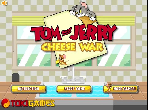 Jocuri cu Tom si Jerry in razboi pe branza - TOM AND JERRY CHEESE WAR