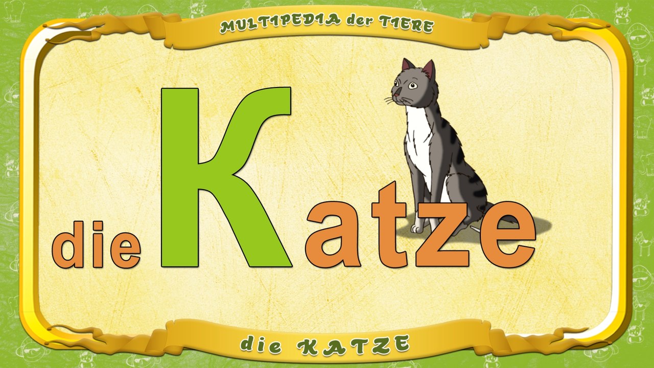 Multipedia der Tiere. Buchstabe K - die Katze