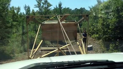 Raising The Deer Stand