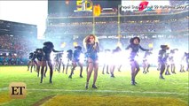 Beyonce Shares Adorable Pics of Blue Ivy Dancing With Chris Martin During Super Bowl Rehearsals