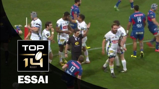 TOP 14 – Grenoble – Clermont : 12-45 – Essai 3 Noa NAKAITACI (CLE) – J17 – saison 2015-2016